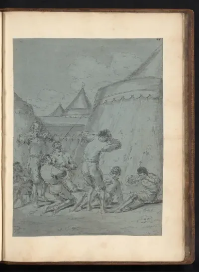 Soldaten van Alexander de Grote vragen vergiffenis