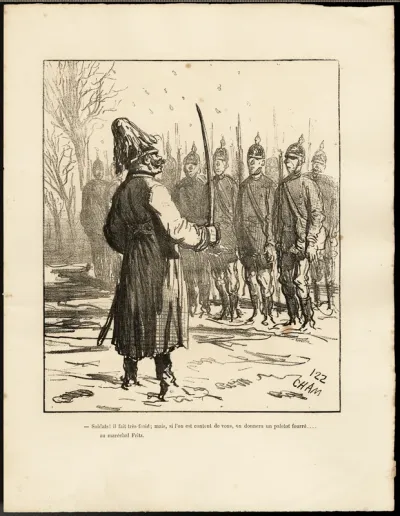 Soldats! il fait très-froid, from Album du Siége