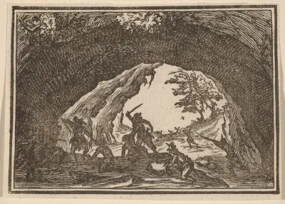 Soldiers Attacking Robbers