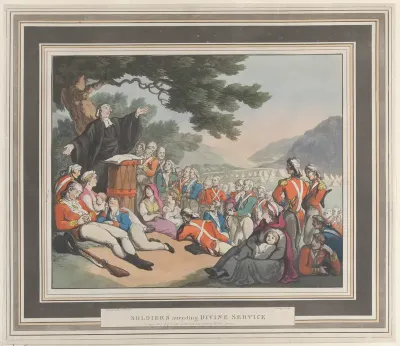 Soldiers Attending Divine Service