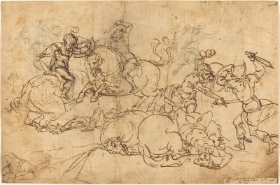 Soldiers Fighting