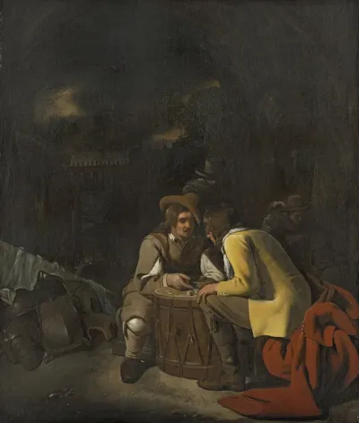 Soldiers Playing Dice