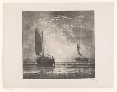 Soleil couchant sur la Mer du Nord