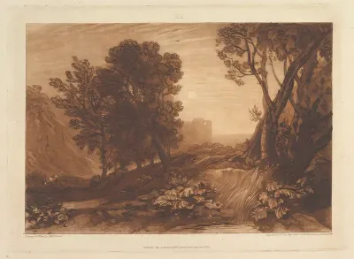 Solitude, or The Reading Magdalen, part XI, plate 53 from "Liber Studiorum"