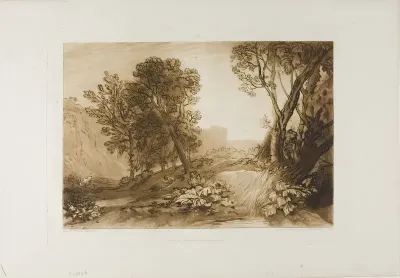 Solitute, plate 53 from Liber Studiorum