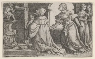 Solomon Worshipping Idols
