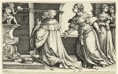 Solomon Worshipping the Idol Moloch