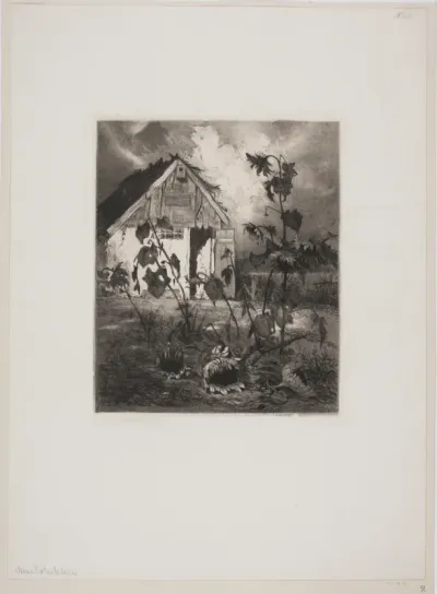 Solsikkerne ved huset