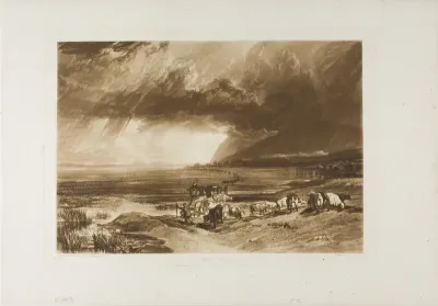 Solway Moss, plate 52 from Liber Studiorum