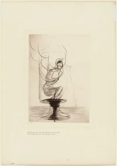 Sometimes One Finds an Old Reminiscing Flask, Whence Issues in Full Life a Returning Soul, plate 3 of 9