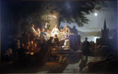 Sommernacht am Rhein