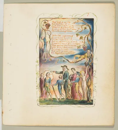 Songs of Innocence: The Ecchoing Green (second plate)