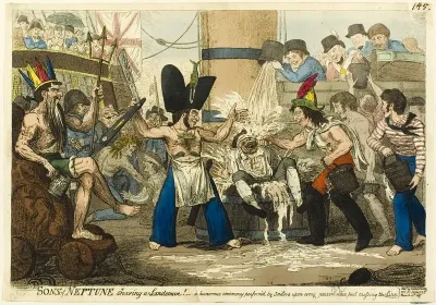 Sons of Neptune Shaving a Landsman!