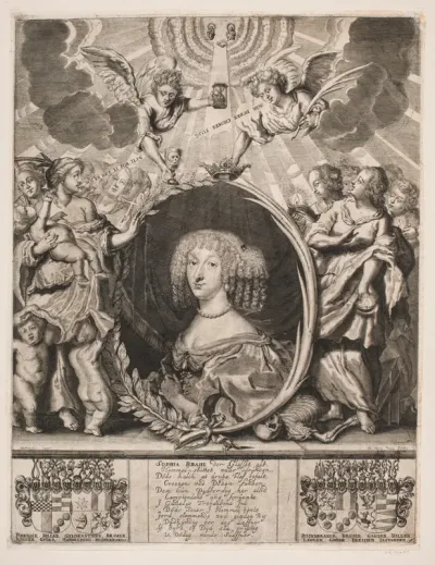 Sophie Brahe. Mindeblad
