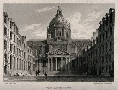 Sorbonne, Paris: panoramic view