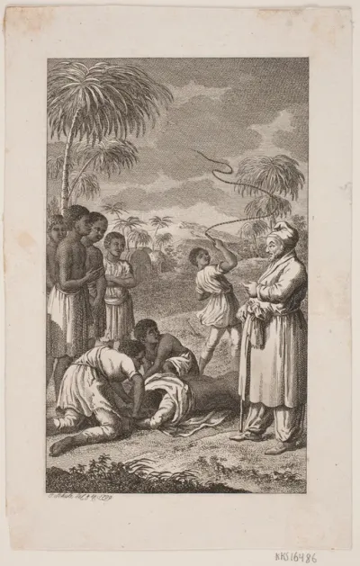 Sort slave der piskes