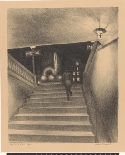 Sortie du Métro