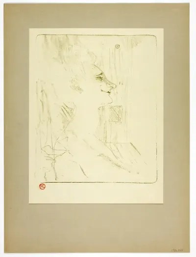 Soûlarde, plate six from Yvette Guilbert