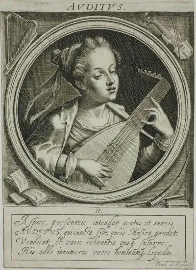 Sound, plate two from The Five Senses