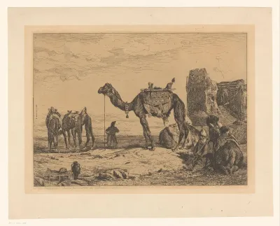 Sous les murs de Téhéran (Perse)