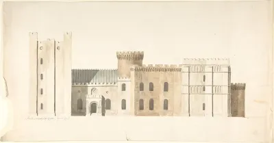 South Aspects of Lea Castle, Worcestershire, Great Court