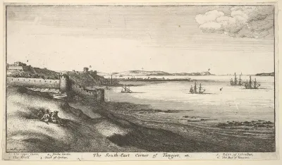 South East Corner of Tangier, from "Views of Tangier"
