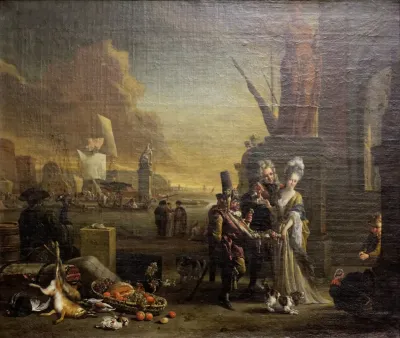 Southern Seaport with Trinket Seller