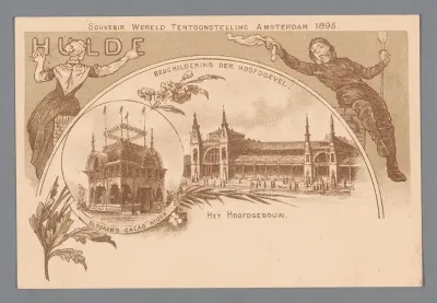 Souvenir Wereld Tentoonstelling Amsterdam 1895