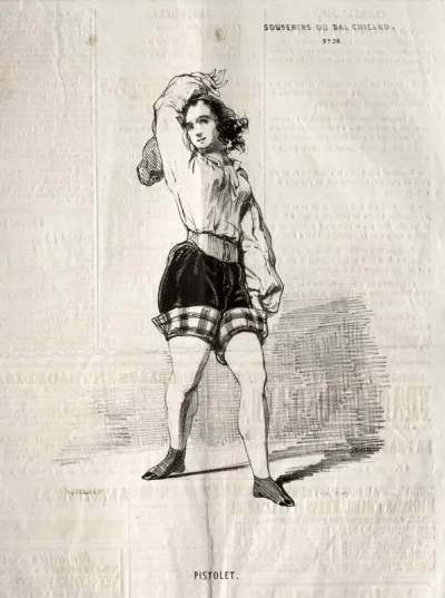 Souvenirs du Bal Chicard:  Pistolet