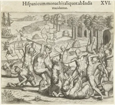 Spaanse soldaten en monniken worden vermoord