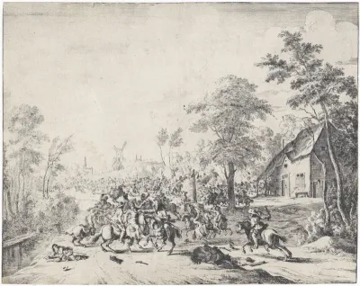 Spanjaarden onder Don Cantelmo bij Borgerhout verslagen, 1643