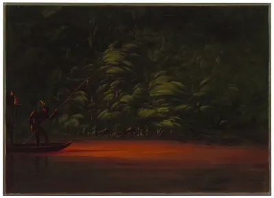 Spearing by Torchlight on the Amazon