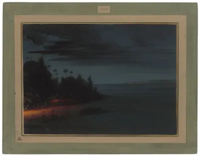 Spearing by Torchlight