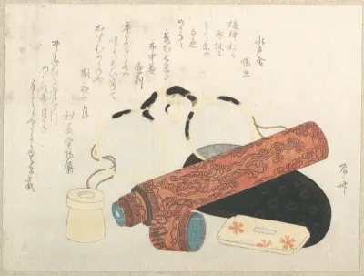 Spectacles and Telescope with Cases