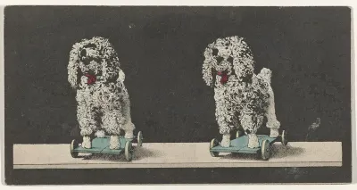 Speelgoedhond op wielen