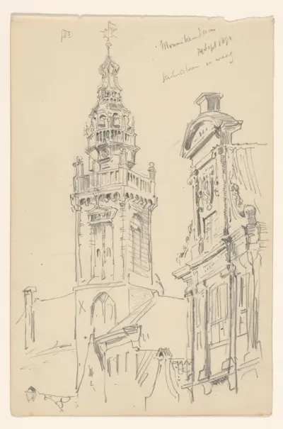 Speeltoren en gevel van de Waag te Monnickendam