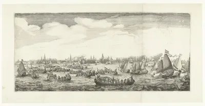 Spelevaart op het IJ, 1638
