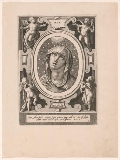 Spes, plate 2 from The Seven Virtues