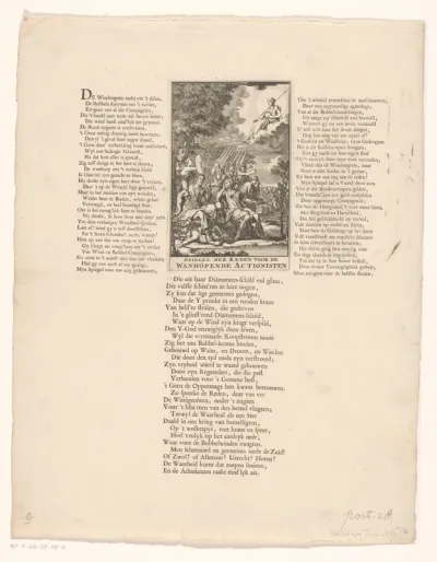 Spiegel der Reden voor de wanhopende Actionist, 1720