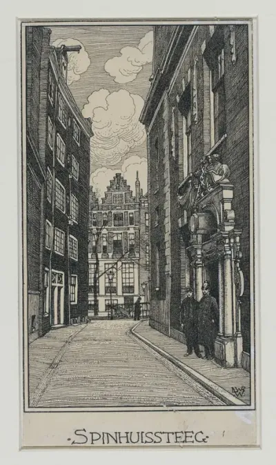 Spinhuissteeg te Amsterdam