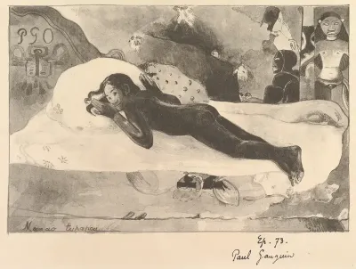 Spirit of the Dead Watching (Manao Tupapau), from "L'Estampe Originale"
