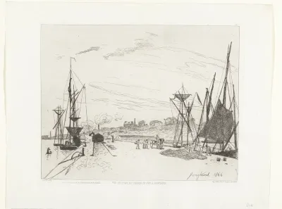 Spoorweghaven te Honfleur