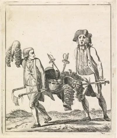 Spotprent op de Aristocratie, 1795