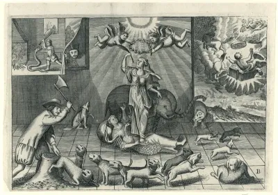 Spotprent op de Engelsen, 1673