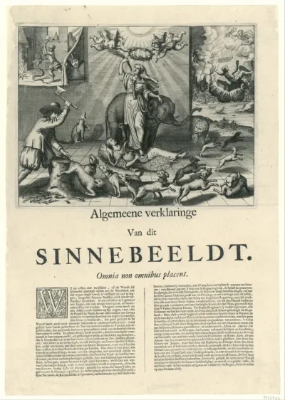 Spotprent op de Engelsen