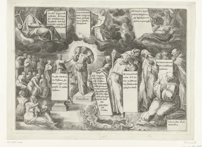 Spotprent op de katholieken na hun verliezen in 1627 en 1629