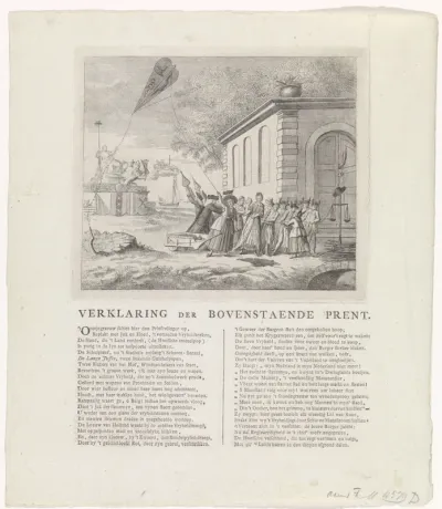 Spotprent op de oranjegezinden te Rotterdam