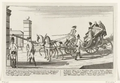 Spotprent op de vrede tussen Nederland en de keizer, 1785