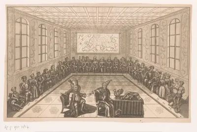 Spotprent op de wereldorde