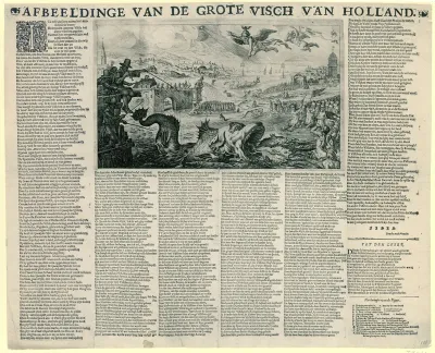 Spotprent op Johan van Oldenbarnevelt, 1618